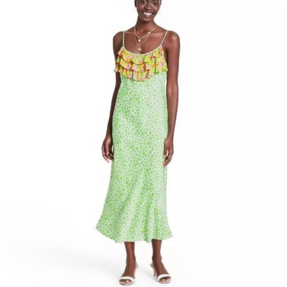 Rixo x Target Floral Cheetah Dress